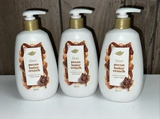 3 PACK Dove PECAN BUTTER CRUNCH Holiday Treats Hand Wash Limited Edition  12oz