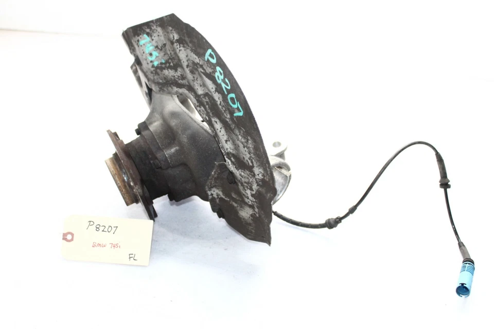 2002-2005 BMW E65 745i 745Li FRONT LEFT DRIVER SIDE SPINDLE KNUCKLE HUB P8207 - Image 4 of 4
