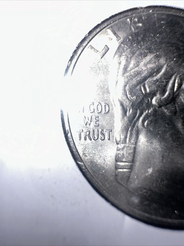 2022 P Wilma Mankiller quarter error “In Cod We Trust” Die Break & Small Cracks - Picture 3 of 3