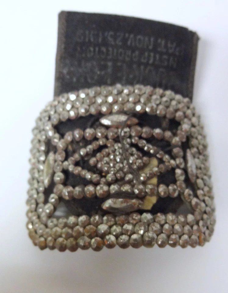 Винтажный антикварный викторианский зажим для пряжки обуви в стиле ар-деко из стали - Изображение 2 из 4