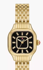 Michele Meggie Gold Stainless Steel Women's Watch MWW33B000016