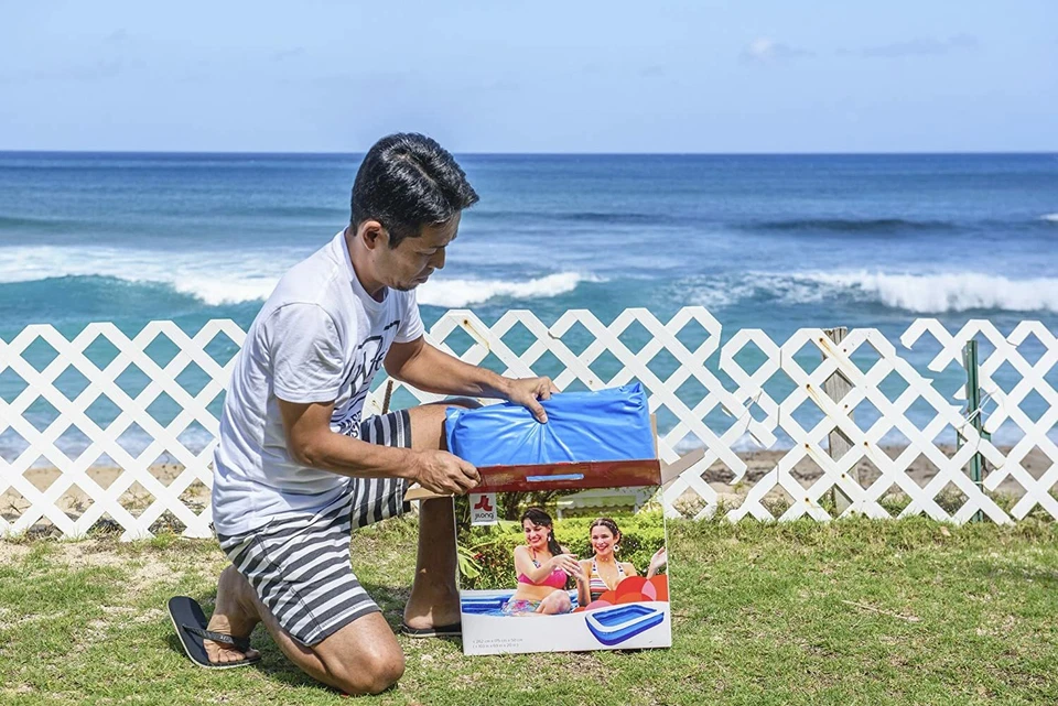 Jilong Riesig Rechteckig Familien Pool Garten Terrasse Kinder Spaß Blau - Bild 3 von 4