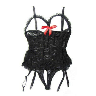 Sexy Corset Garter Belt Lingerie for Women Exotic Floral Lace  display picture 1