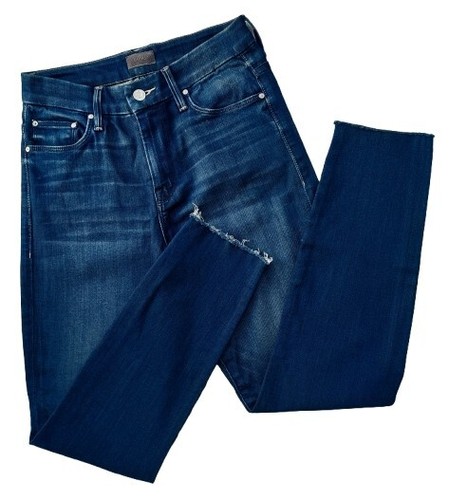 Mother Jeans High Waisted Looker Ankle Fray Denim Jeans Size 25 Tougue and Chic - 第 5/17 張圖片