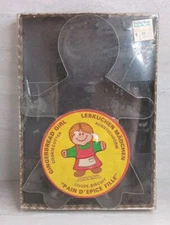 Vintage Fox Run Craftsmen Gingerbread Girl Cookie Cutter Original Box