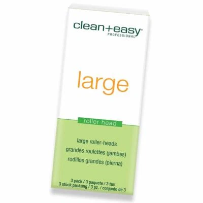 CLEAN+EASY Clean + Easy Replacement Large Roller Head 3 pack