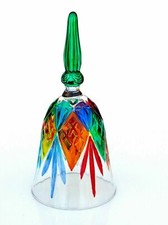 Zertifikat/Box italienisches Murano Kunstglas schöne Glasglocke Skulptur