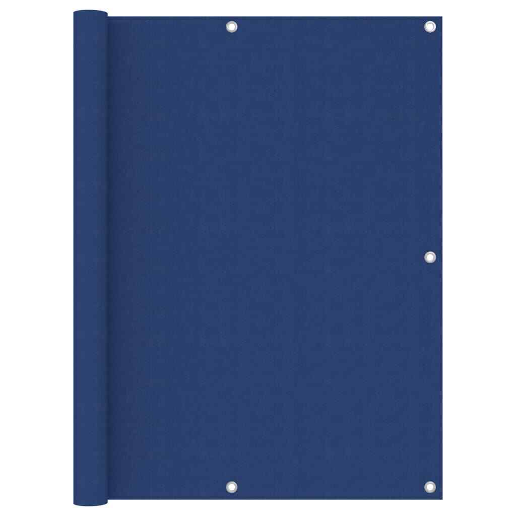 vidaXL Balcony Screen Blue 120x500 cm Oxford Fabric