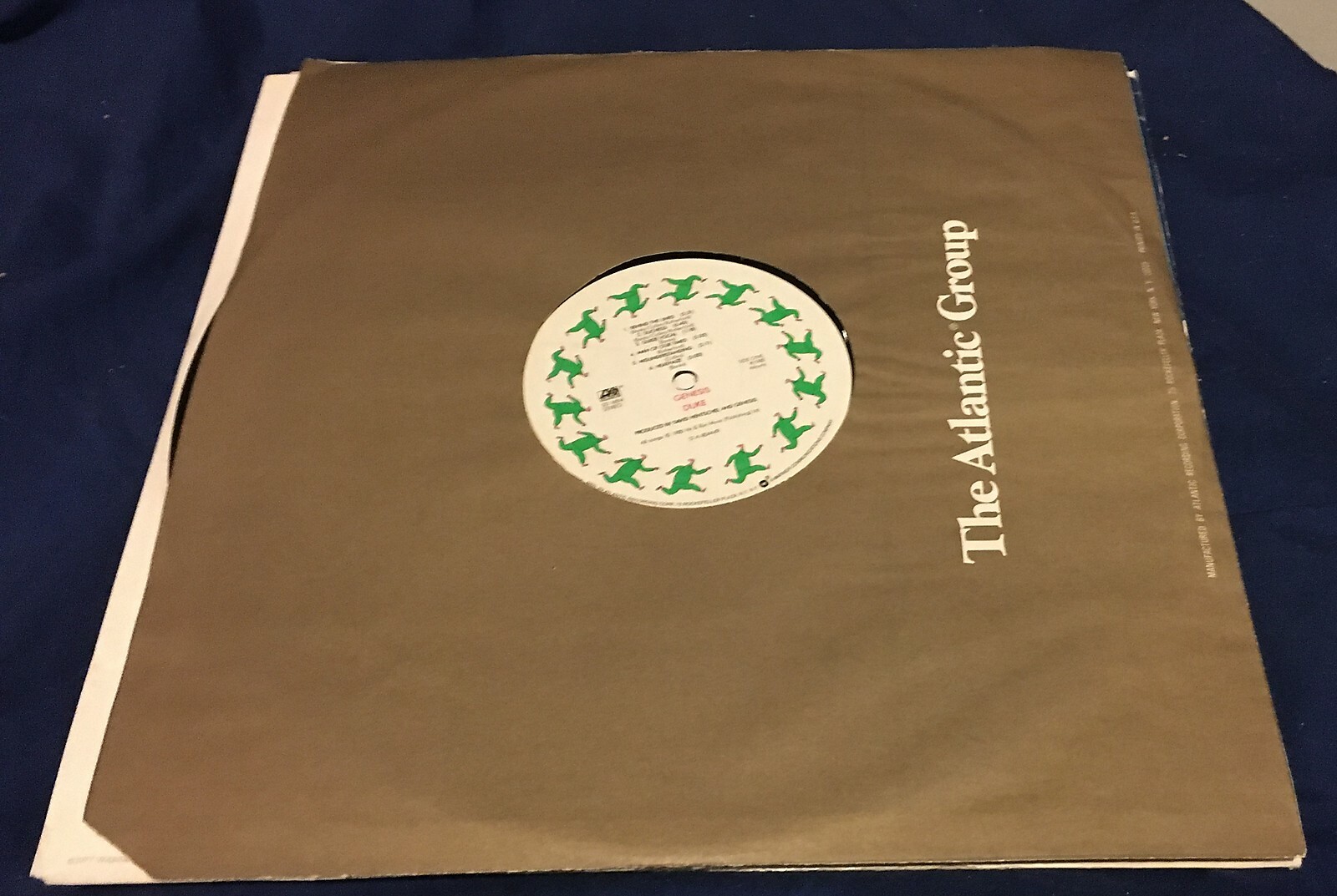 GENESIS DUKE 1980 VINTAGE RECORD ALBUM INNER SLEEVE ONLY NO ALBUM COVER ...