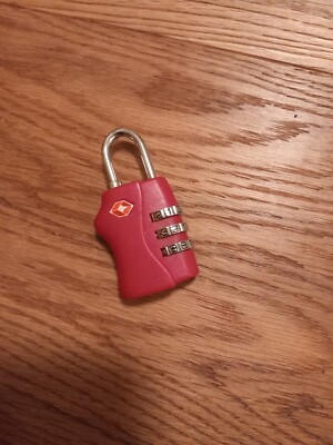 Mini Lock 2 Pack Red Tsa