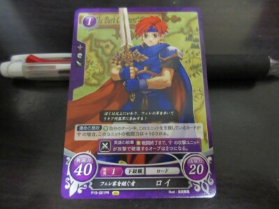 Fire Emblem Karte 0 Chiffre P15-001PR Roy Binding Blade Japanisch