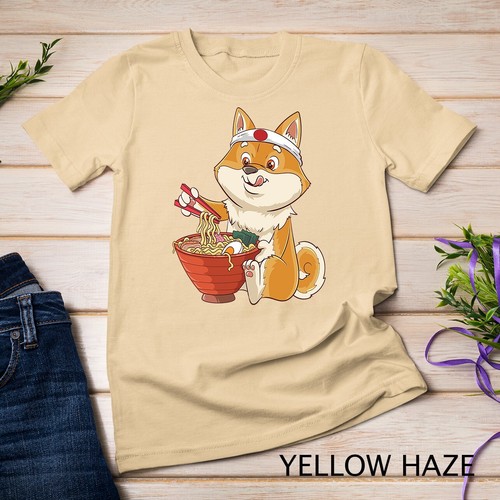 Camiseta unisex Ramen Shiba Inu para perro japonés sopa de fideos - Imagen 15 de 15