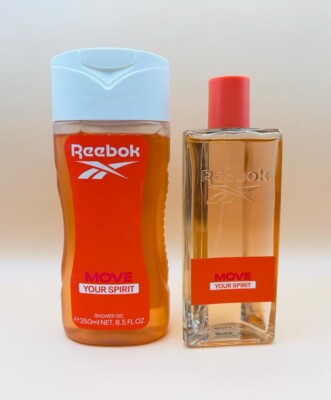 Reebok Move Your Spirit Edt 100 ml Natural Spray + Shower Gel 250 ml *NEU&OVP*