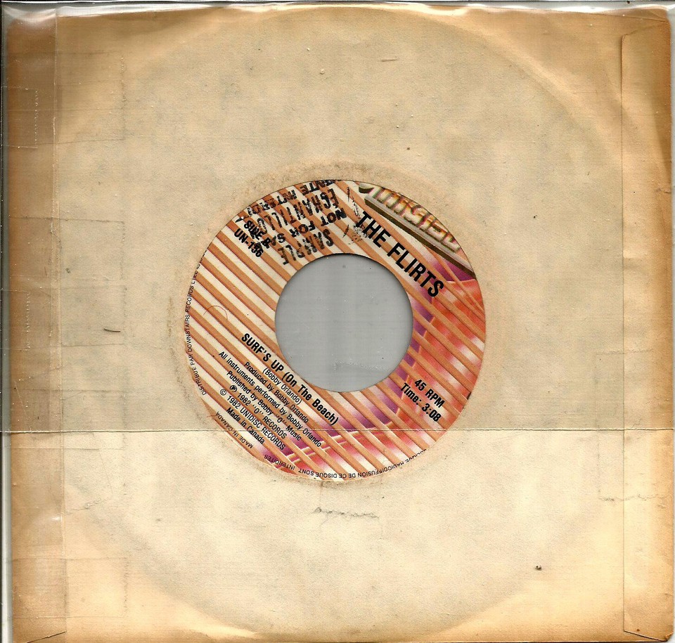 THE FLIRTS JUKEBOX (DON'T PUT ANOTHER DIME) / SURF'S UP CANADA7