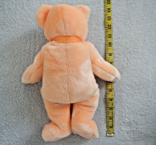 DEAREST - TY BEANIE BUDDY - 14" TALL - GORGEOUS MOTHER'S DAY BEAR - MOM - PEACH - Picture 2 of 12