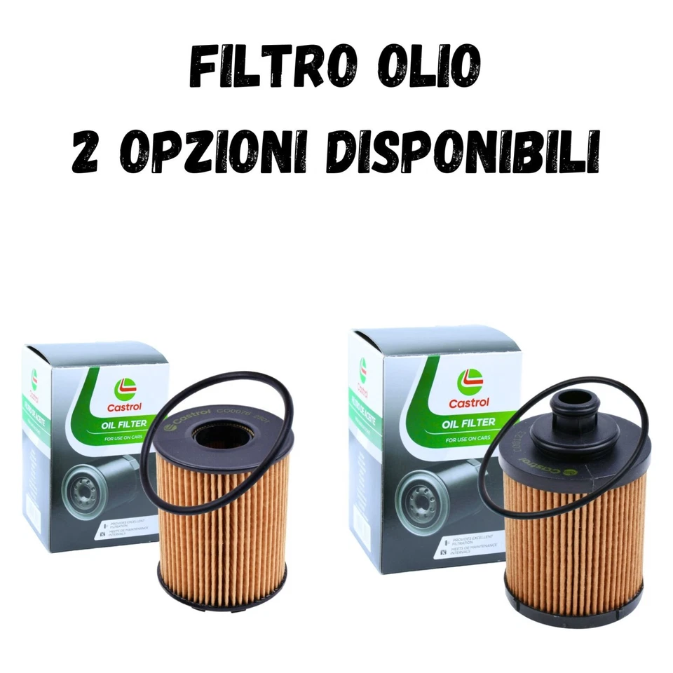 Kit Tagliando Completo Castrol Fiat Grande Punto 1.3 D MultiJet 4 Filtri - Immagine 3 di 4