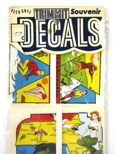 Vintage Massachusetts Travel Decal  Mermaid Cape Cod Luggage Label Pack 1950-60s