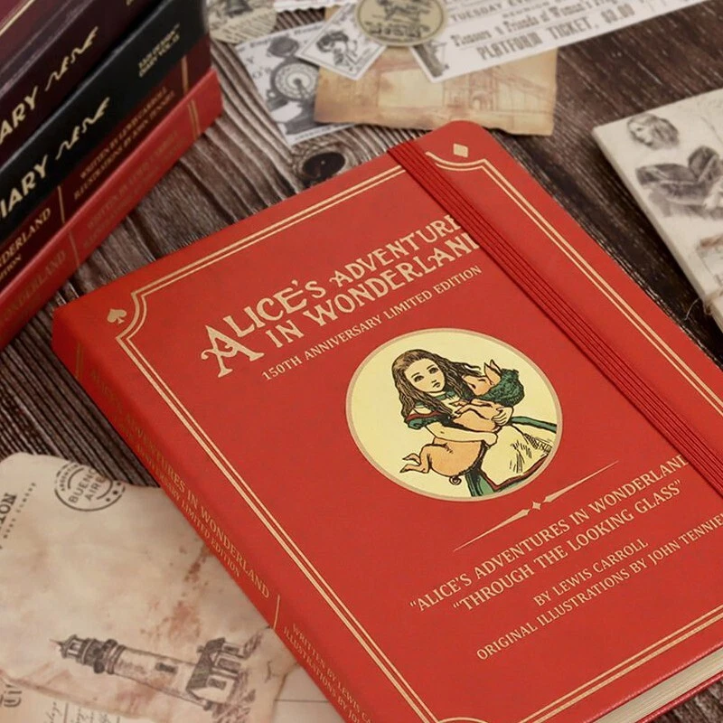 7321 design Alice RED Undated Planner Scheduler Organizer Diary Journal Korean Foto 2 de 4