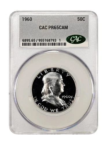 1960 Franklin Half Dollar CAC PR65CAM