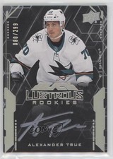 2020 SPx UD Black Lustrous Rookie Signatures /299 Tier 1 Alexander True Auto 1r5