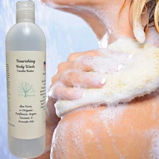 Body Wash Nourishing SLS-Free - YOU CHOOSE SCENT - Argan, Coconut, Avocado Oils