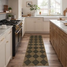 Kitchen Rugs Non Slip Washable, Absorbent Kitchen Mats for Floor, Cushioned C...