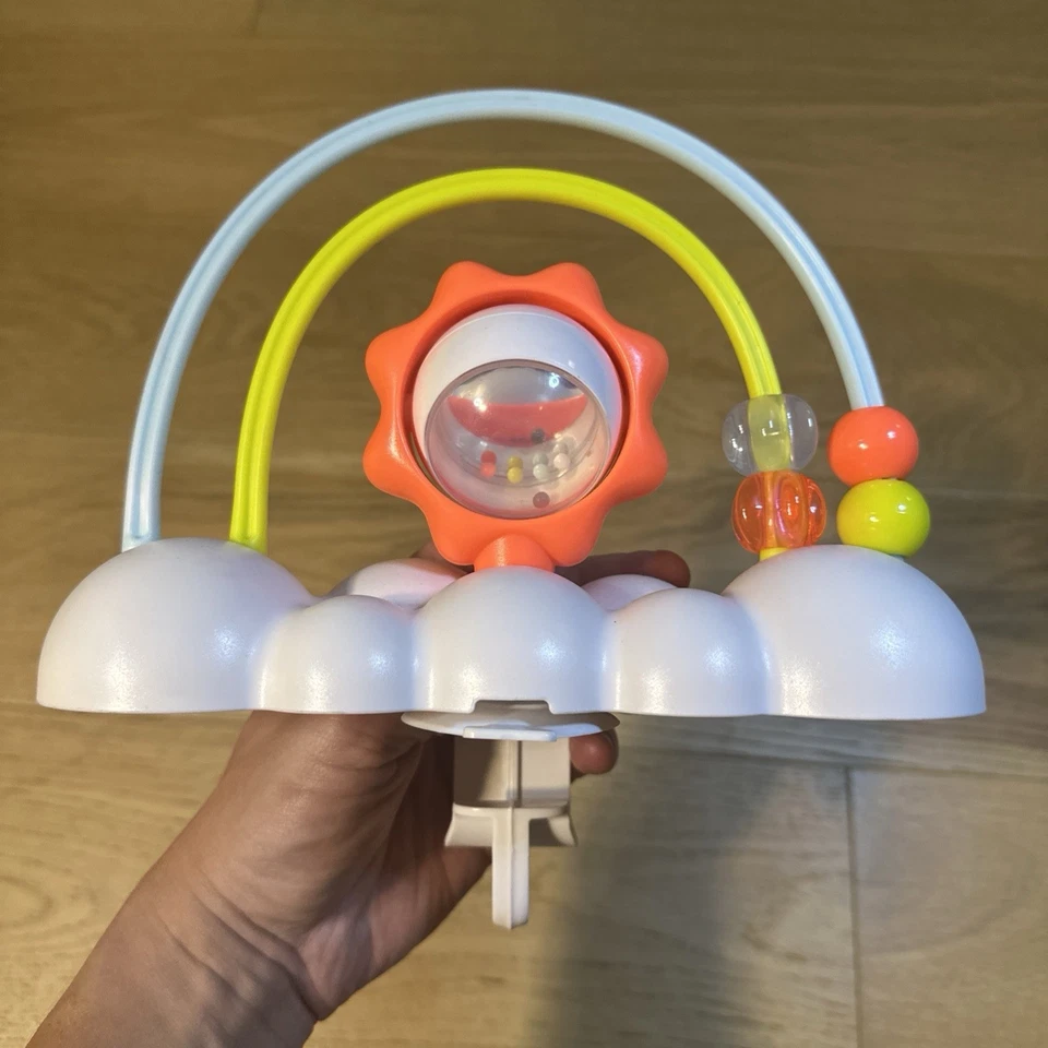 Juguete de cuentas arco iris Skip Hop forro plateado nube actividad 3 etapas pieza de repuesto Foto 4 de 4