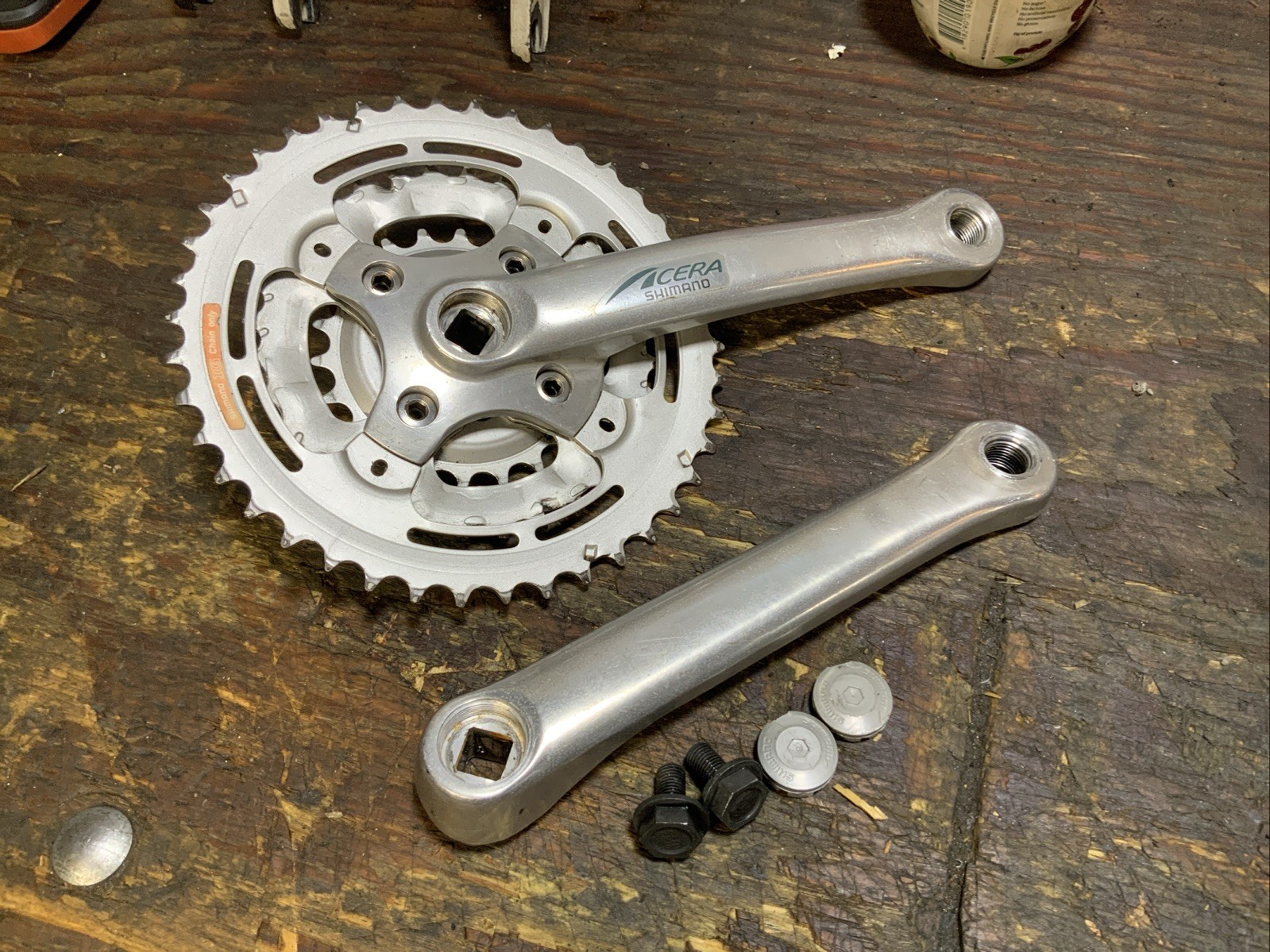 Shimano Acera FC-M330 175mm 42/32/22t Triple Crankset Steel Rings HARD TO FIND!