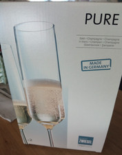 Zwiesel Pure Champagner Sekt Gläser 2er Set Kristallglas NEU!