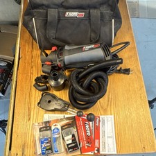 RotoZip RZ1500 Rotary Tool Kit Corded Electric free bits & bag —barley used