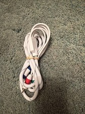Nintendo Wii Component AV Cable High-Definition Monoprice Braided White