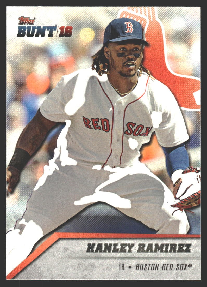 Hanley Ramirez #21 2016 Topps Bunt Boston Red Sox