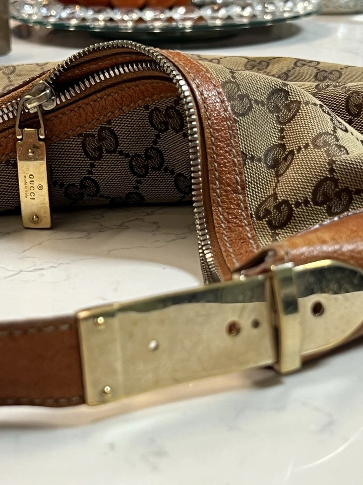 Bolsa de lona GUCCI Hobo vintage média - Imagem 4 de 4
