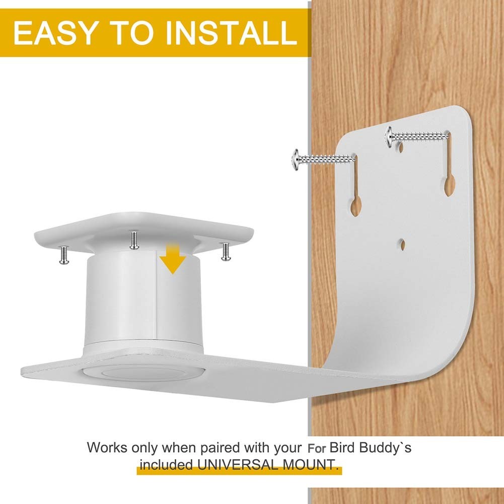 Easy Installation Wall Mount Bracket Bird Feeder Mount Complete Kit Included