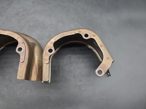 2007-2009 PORSCHE 911 997 TURBO 997123216 TURBOCHARGER HEAT SHIELD PAIR Q6-447 - Picture 9 of 9