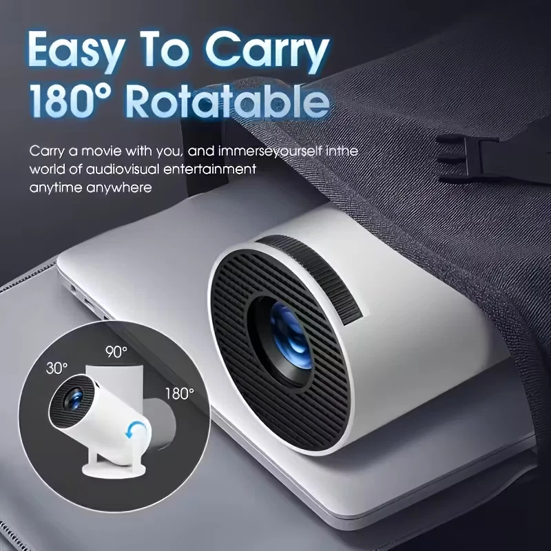 Mini Portable Projector 1080P – WiFi 6 & BT 5.0, Rotatable HD Home Theater Proje - Image 2 of 4