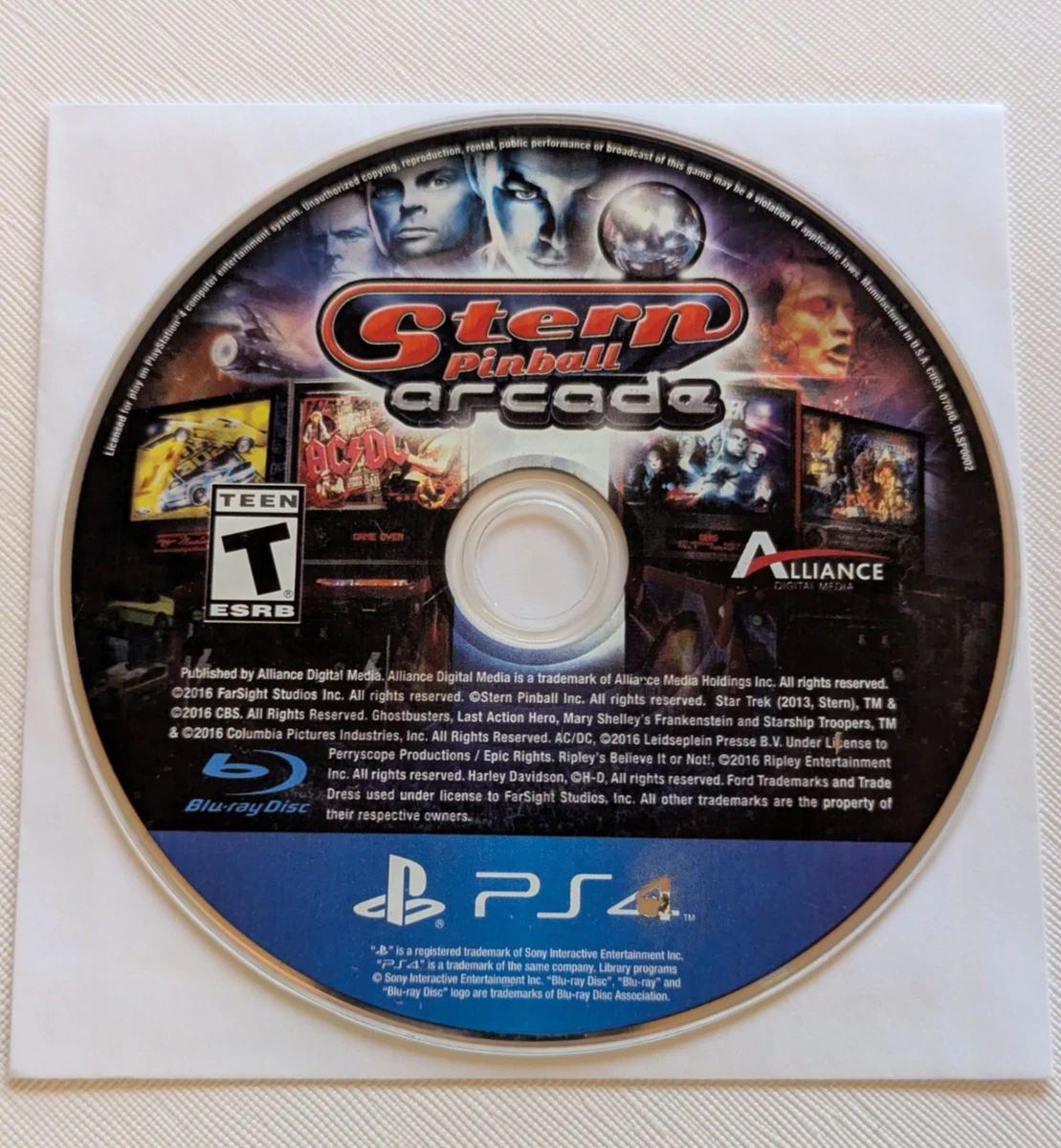 Jeu PS4 Pinball Arcade: Season 2 - Version Region Free, Neuf Sous Blister, Classification 12+