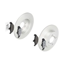 F.BECKER BREMSSCHEIBEN Ø265MM + BREMSBELÄGE HINTEN FÜR RENAULT LAGUNA I SAFRANE 