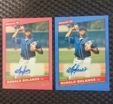 Ronald Bolanos -(2)2020 Donruss 1986 Retro Signatures #86S-RB -Base & Red /99  