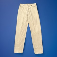 VTG Levi  s 550 Orange Tab Tan Beige Jeans Mens Size 33x34 Made In USA 90s