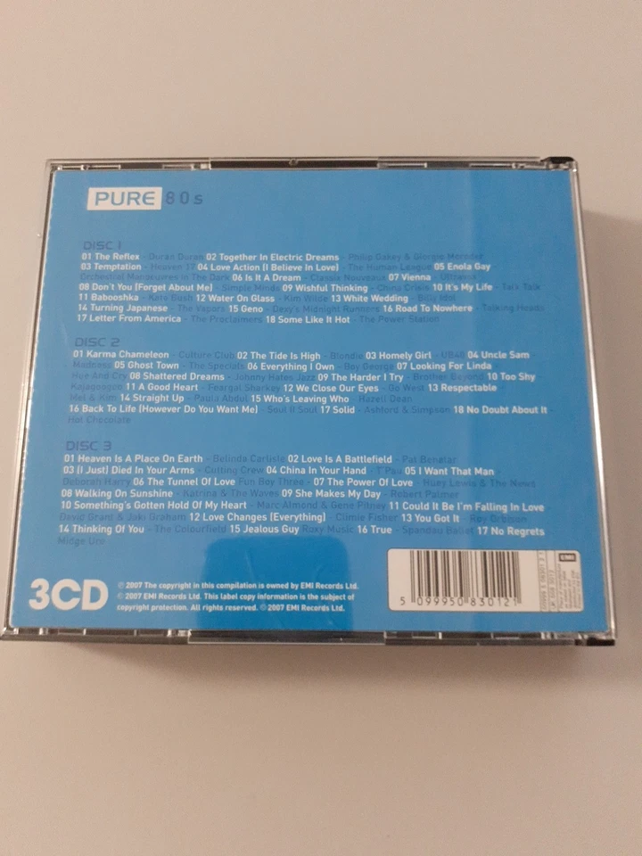 3 CD Box Pure 80s - 53 Original Hits By The Original Artists - Various Sampler - Bild 2 von 4