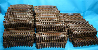 Estate Find Used 55 Pound/290 Piece Postwar Lionel Super O Track Assortment C6