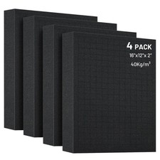 FoamJoy 4 PCS 16x12x2 Inch Pick and Pluck Foam Inserts for Cases - Profession...
