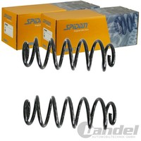 2X Spidan Fahrwerksfedern Satz Hinten Passend FÜR Seat Leon Links+Rechts | 86691