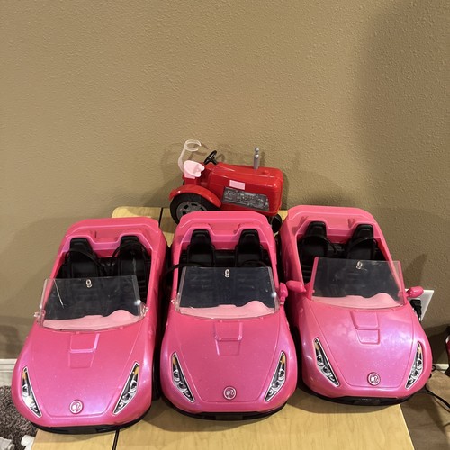 Barbie Autos Konvolut 4 Stück - Rosa Vintage