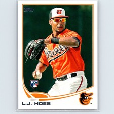 2013 Topps - L.J. Hoes #148 (RC) - Baltimore Orioles