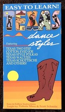 Easy To Learn Texas Dance Styles/Inst. Valerie Moss;Scott Schmitz/1989/Pre-owned