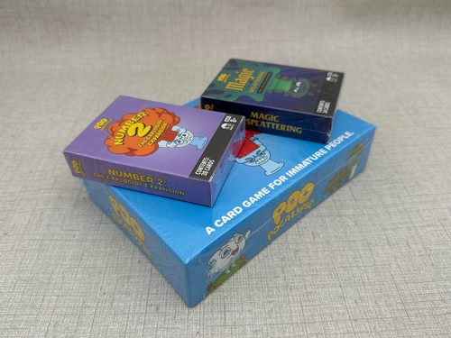 Poo Pocalypse Game, Magic The Splattering and Number 2 Expansion box NEW Sealed - Picture 7 of 8