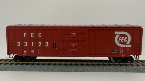 Athearn HO Florida East Coast FEC 50’ ACF Boxcar 23123 ruedas de metal usado | Condition: Used