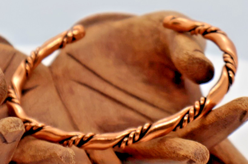 Vintage Solid Copper Bracelets - image 13